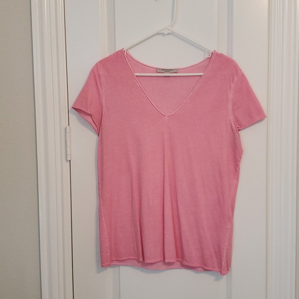 All Saints womens vneck shirt